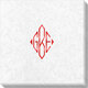 Diamond Monogram Carte Napkins Image 4 of 4